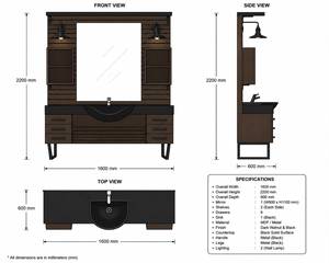 Luxury Modern <b>Walnut</b> Barber Station Double Mirror Storage <b>Cabinet</b> Black Sink Professional Salon Styling Unit Custom Furniture - Product Image 1