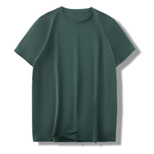 Camiseta Deportiva Delgada con Logotipo Personalizado OEM, Camiseta de Manga Corta de Seda de Hielo de Talla Grande, Secado Rápido y Transpirable para Hombre - Product Image 4