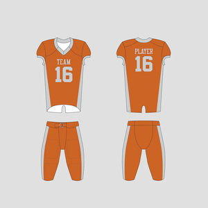 Maillot de football américain personnalisé imprimé, style streetwear, en polyester respirant à séchage rapide - Product Image 5