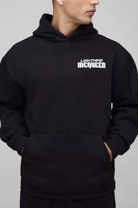 High Quality Men's Oversized Hoodie Wholesale Manufacturer Breathable Cotton Blended Oversized Hoodie For Men - Product Image 3