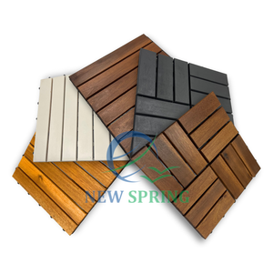Tuiles de terrasse en bois d'acacia du Vietnam-Solution de revêtement de sol moderne et durable pour le jardin, la villa et les espaces intérieurs - Product Image 1