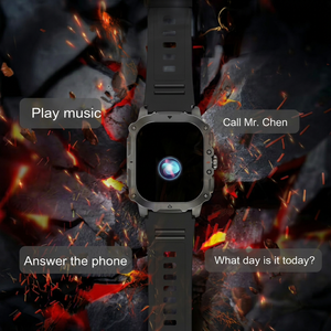 Montre connectée KR AK72 1,95 pouce AMOLED Bluetooth Écran tactile Unisexe Tracker de fitness Moniteur de fréquence cardiaque Résistant à l'eau IP67 - Product Image 6