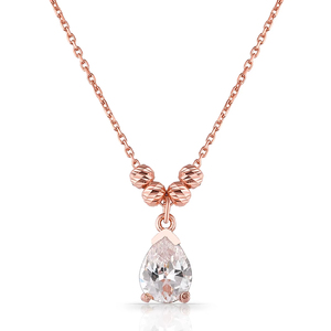 Collar con Colgante de Topacio Azul en Forma de Pera, Hecho a Mano en Turquía, Plata de Ley 925, Regalo Clásico para Mujer - Product Image 3