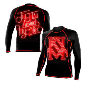 Rashguard personnalisé respirant à manches courtes pour hommes, en polyester, pour l'entraînement MMA et Jiu Jitsu - Product Image 3