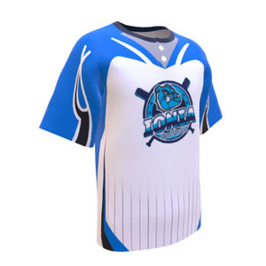 2025 haute qualité sur mesure vous possédez Design Sublimation impression numérique cousu baseball uniforme équipe maillot - Product Image 3