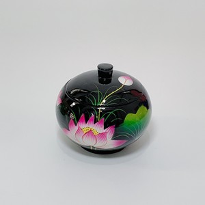 Wholesale Price Good Product Home <b>Decorative</b> Hot Selling250ml High Quality Polished Small Lacquer Jar with Lid Diameter 11cm - Product Image 6