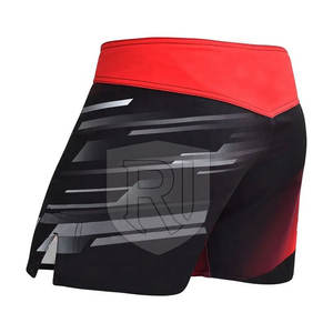 Pantalones cortos MMA de poliéster 100% de alta calidad para hombre, Top de secado rápido, último estilo, patrón sólido - Product Image 3