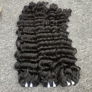 เครื่องต่อผมแบบลอนคลื่นบริสุทธิ์จากคนเวียดนามแบบ100% ผ้าสองชั้นธรรมชาติจากผมของผู้บริจาค - Product Image 5