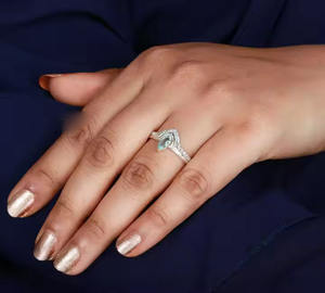 แหวนพลอยสีฟ้าตัด925เงินสเตอร์ลิงดีไซน์ไม่ซ้ำใครแหวนปาร์ตี้งานแต่งงานโรแมนติกอินเทรนด์ผู้หญิงขายส่งจำนวนมาก - Product Image 5