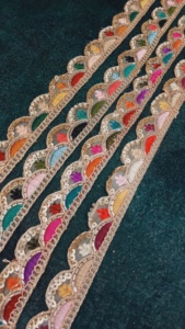 Lujoso adorno de encaje de diseñador para moda de alta gama y ropa de novia Patrones intrincados y detalles elegantes para ropa de boda - Product Image 5