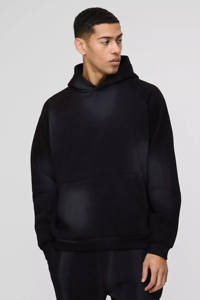 Chándal de hombre con capucha y lavado en aerosol raglán de gran tamaño de diseño personalizado y exigente, conjunto de 2 piezas, chándal Gymwear para hombre - Product Image 3