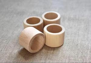Anillos de Servilleta de Madera Natural Premium Ecológicos, Vajilla en Existencia para Bodas y Fiestas, Logotipo Personalizado Disponible - Product Image 6