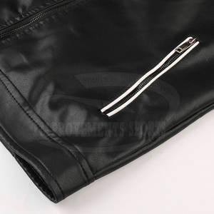 Chaqueta de moto de cuero de venta en línea teñida Lisa Chaquetas de moto de cuero de venta directa de fábrica - Product Image 3