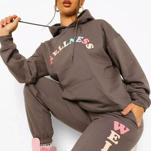 Servicio OEM, Conjuntos de Chándales Unisex de Alta Calidad, Más Vendidos, Transpirables, con Logotipo Estampado, 100% Algodón, Felpa, Invierno, Casual, Resistentes al Viento - Product Image 4