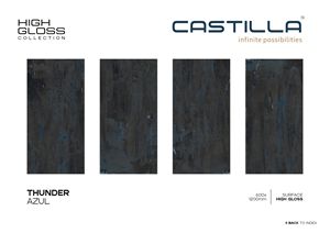 600x1200mm Carreaux de porcelaine haute brillance THUNDER AZUL - Product Image 2