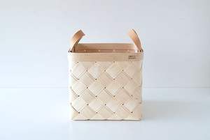 Panier de rangement en bambou chic et élégant Conception durable écologique pour la cuisine Utilisation du linge Fonctionnalité élégante artisanale - Product Image 6