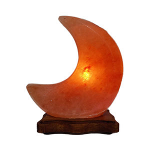 Wholesale 2025 Aromatherapy <b>salt</b> <b>lamp</b> with Wooden Base <b>Salt</b> <b>lamp</b> Best Quality Himalayan Moon Shape Natural <b>pink</b> <b>Salt</b> <b>Lamp</b> - Product Image 6