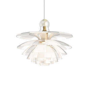 For PH Septima Modern <b>Small</b> Pendant <b>Light</b> Warm White Copper Brass Glass Traditional Design Ceiling <b>Switch</b> AC for Warehouses - Product Image 1