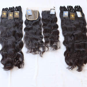 Vison brut indien à cuticule alignée 100 vison vierge cheveux brésiliens bruts lisses avec fermeture en dentelle Hd - Product Image 2