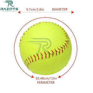Pelota de Béisbol Profesional Razorts International de Cuero Vacuno, Hecha a Mano, Ligera, con Núcleo de Corcho y Goma, y Diseño Personalizado - Product Image 5