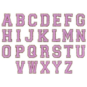 Parches Bordados Personalizados con Letras Varsity Verdes para Bordado y Parches Bordados para Artículos de Eventos para Hombre o Mujer - Product Image 3