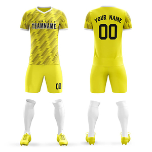 ชุดเสื้อฟุตบอลผู้ชายคุณภาพสูง ปี 2025 และชุดยูนิฟอร์ม ระบายอากาศได้ดี แขนสั้น โพลีเอสเตอร์ 100% แห้งเร็ว รับสกรีนชื่อทีม - Product Image 6