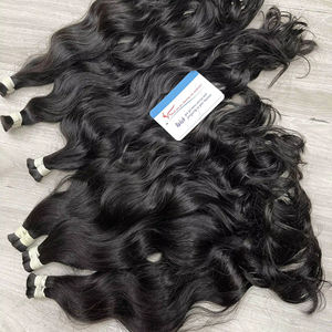 Meilleure vente 100% extensions de cheveux vierges vietnamiens crus haute qualité en vrac non transformés Double Top 1 style de cheveux ondulés naturels - Product Image 1