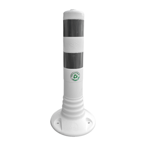 Delinatr 45 X 8 cm TPE Ponton Flexible Blanc pour Avertissement de Circulation - Product Image 1