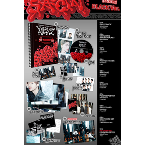 [SET][OFERTA] NEXZ - SAUCIN 4º Mini Álbum 2 Photobook + Paquete de Fotos + 2 Pegatinas Versión FANS ALBUM - Product Image 5