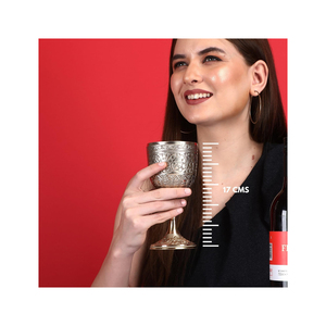 Handmade Brass <b>Goblet</b> Cup Silver Finish | Vintage Style Engraved Chalice | Elegant Table Decor Serveware Gift Item Luxury - Product Image 3