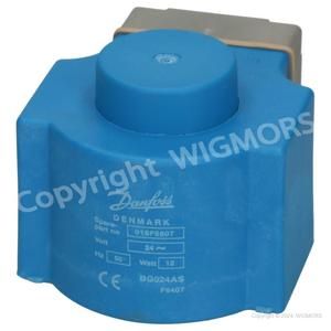 Bobina solenoide Danfoss, BG024AS, caja de terminales, tensión de alimentación [V] AC: 24, paquete múltiple, 018F6807 - Product Image 2