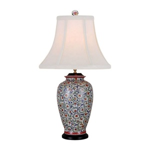Heavy Duty Factory Direct India Cheap Elegant Ceramic Decorative Grey Color Table <b>Lamp</b> for Home Hotel Dining Living Room - Product Image 4