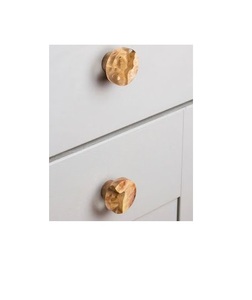 Perillas de Resina de Madera Minimalistas de Diseño Premium, Duraderas y de Alta Calidad para Gabinetes de Dormitorio, Herrajes de Muebles Contemporáneos Modernos - Product Image 4