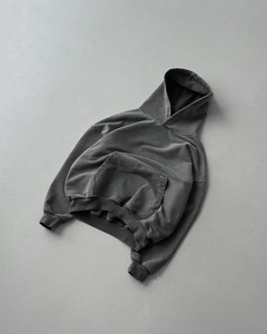 Moda de gran tamaño Drop Shoulder Hoodie Unisex Heavyweight Streetwear Estilo Perfecto para la comodidad informal y la moda - Product Image 4