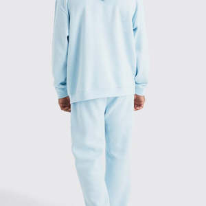 Ensemble de survêtement unisexe 100% coton respirant, écologique, à séchage rapide, personnalisé pour homme, avec techniques d'impression, jogging d'hiver - Product Image 2