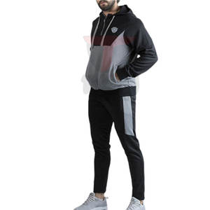 ชุดวอร์มฤดูหนาวผู้ชายไซส์ใหญ่คุณภาพสูง ผ้าฝ้าย 100% ปรับแต่งได้ ลายเรียบ ระบายอากาศ น้ำหนักเบา แห้งเร็ว - Product Image 2