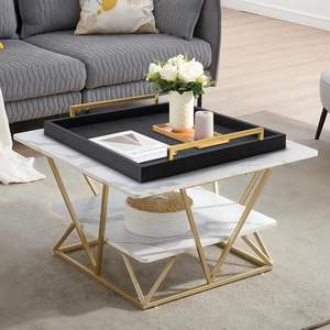 Plateau en métal design unique, parfait pour la décoration et le service Ajout élégant aux tables à manger et aux tables basses - Product Image 4