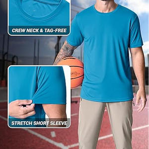 Camisetas de algodón 100% al por mayor de alta calidad para hombre, camisetas lisas personalizadas con estampado DTG de gran tamaño de Dress Sports - Product Image 6