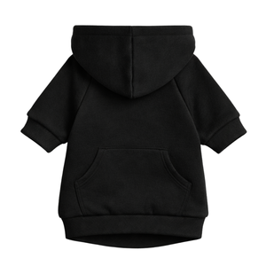 Sweat-shirt à capuche noir en polaire douce pour chien, pull confortable et chaud pour l'hiver, pour chiens de petite et moyenne taille, pour l'extérieur - Product Image 5