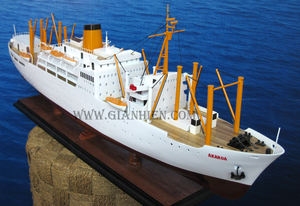 Gia Nhien Fabricant Conception personnalisée quantité minimale de commande bas MS AKAROA MODÈLE DE BATEAU EN BOIS MODÈLE DE BATEAU EN bois DE HAUTE QUALITÉ - Product Image 3