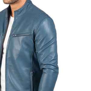 Vestes en cuir de première classe pour hommes, style populaire d'automne, veste en cuir pour hommes, vente en gros, mode, fermeture éclair cool, vestes en cuir PU pour hommes - Product Image 5