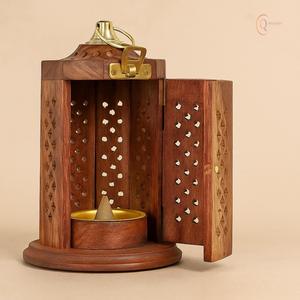 Stylish Wooden <b>Incense</b> <b>Burner</b> <b>Holder</b> with Long Tray for Clean and Safe Burning - Product Image 6