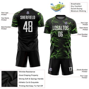 Maillot de Football 2025-2026 Hommes Personnalisé Club Rétro Maillot de Football de Football avec Logo Sublimation Authentique Uniforme de Football - Product Image 3