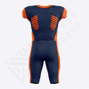 Jersey de Fútbol Americano Personalizado al por Mayor para Adultos, Uniforme de Fútbol Americano Sublimado, Rendimiento Atlético, Talla Grande - Product Image 2