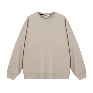 OEM de haute qualité 100% coton polaire à épaules tombantes manches longues hommes imprimé personnalisé pull-over sweatshirts - Product Image 2