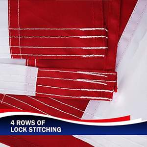 Bandera Americana 2x3 - Marca TOP FLAGSINC, Fabricada en EE. UU., Resistente para Exteriores, Estrellas Bordadas, Apta para Todo Clima y Vientos Fuertes - Product Image 3