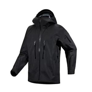 Chaqueta de lluvia Unisex impermeable cortavientos ligero ajuste OEM ODM directo de fábrica al por mayor personalizado equipo al aire libre - Product Image 6
