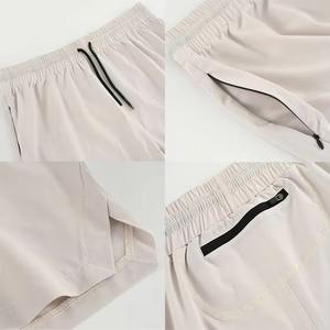 New Latest Arrival Breathable Men Shorts Latest Design Customized Logo 100% Polyester Mid Breathable Canvas - Product Image 3