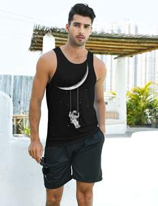 Camiseta sin mangas de gimnasio para hombre de talla grande superventas Pakistán servicio OEM transpirable ecológico secado rápido Spandex/algodón estilo informal - Product Image 5