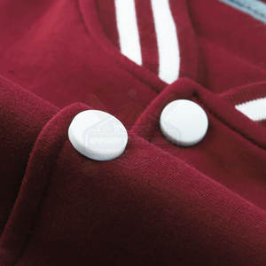 Chaqueta Letterman Extra Grande de Alta Calidad para Hombre, Cuello Alto, Diseño Invernal de Última Moda, Transpirable, Servicio OEM, Personalizable - Product Image 3